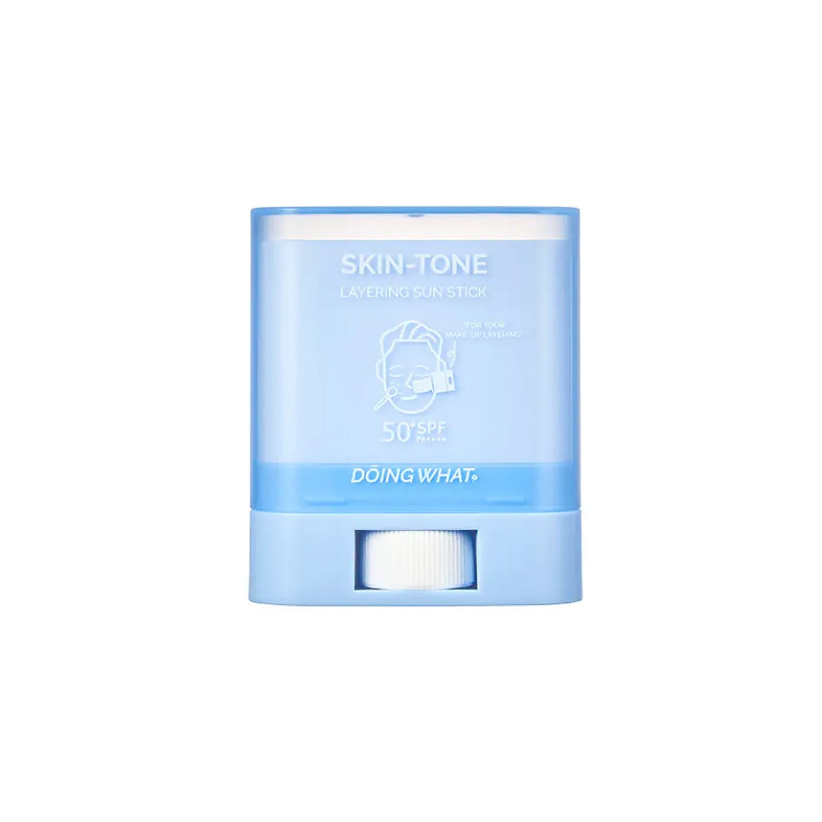 DOING WHAT DOING WHAT Skin-Tone Layering Sun Stick 22g - sun protection - front bottle shot