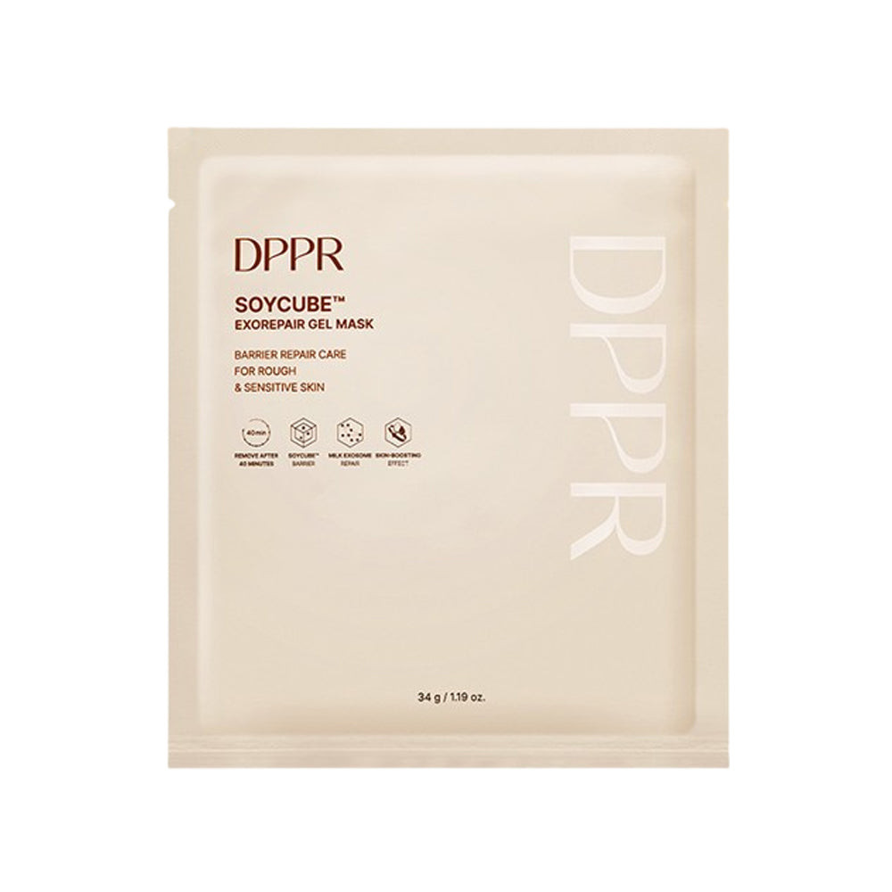 DPPR DPPR Soycube Exorepair Soybean Gel Mask (4 Sheets) - nourishing - front bottle shot