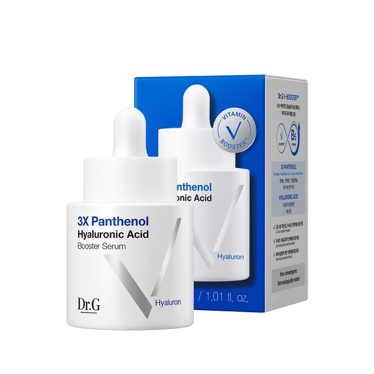 Dr.G DR.G 3X Panthenol Hyaluronic Acid Booster Serum 30ml - hydrating - front bottle shot
