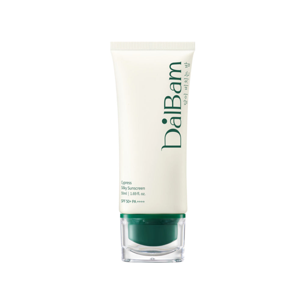 DalBam DalBam Cypress Silky Sunscreen 50ml - hydrating - front bottle shot
