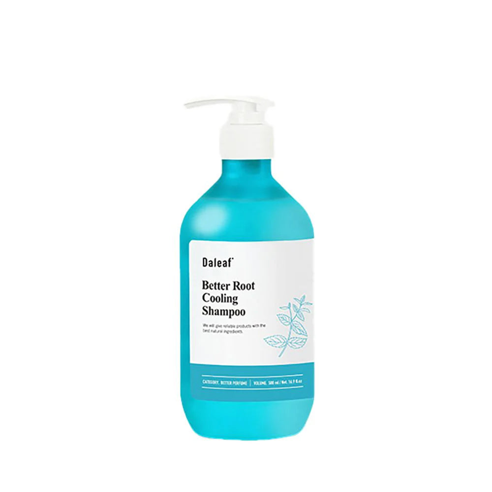 Daleaf Daleaf Apple Mint Better Root Cooling Shampoo 500ml - soothing - front bottle shot