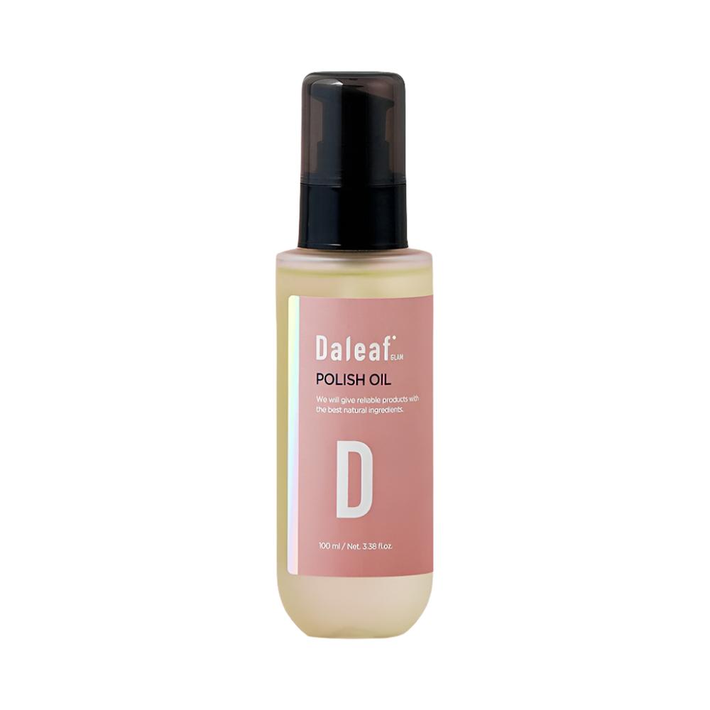 Daleaf Daleaf Glam Polish Oil 100ml - sun protection - front bottle shot