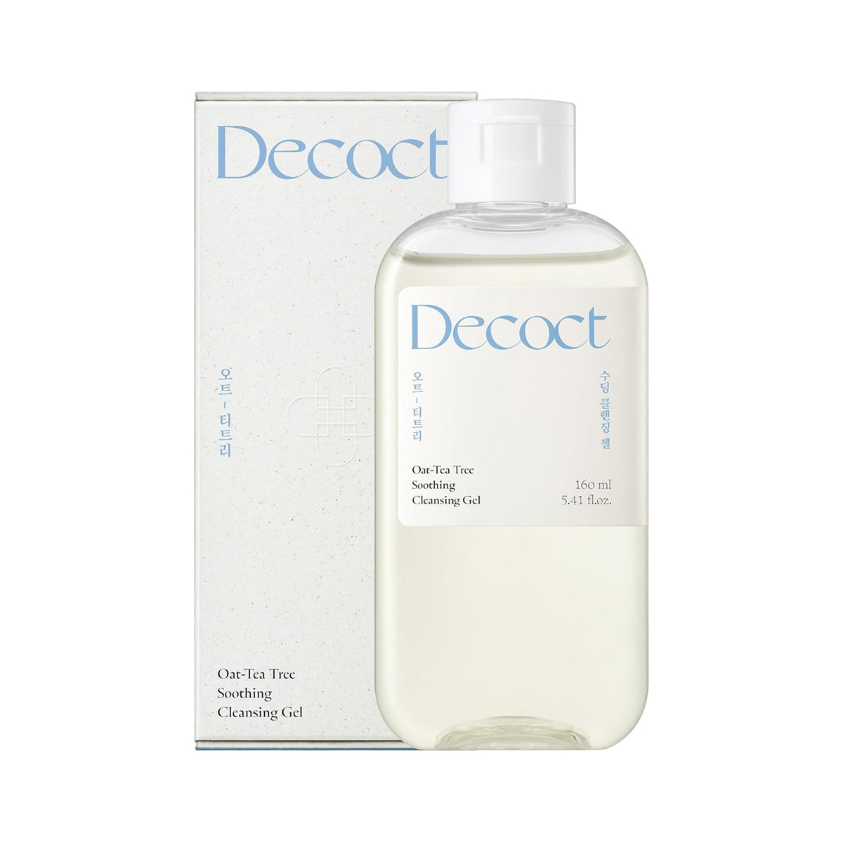 Decoct Decoct Oat-Tea Tree Soothing Cleansing Gel 160ml - hydrating - front bottle shot