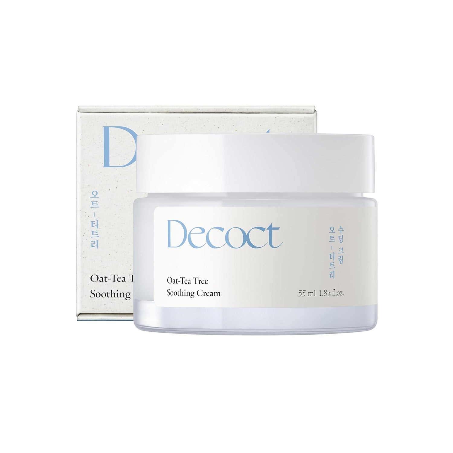 Decoct Decoct Oat-Tea Tree Soothing Cream 55ml - hydrating - front bottle shot