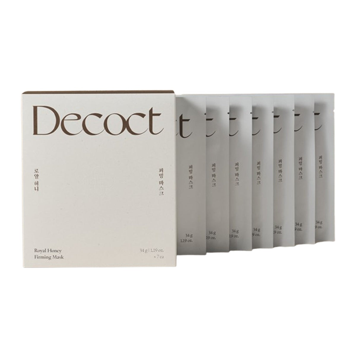 Decoct Decoct Royal Honey Firming Mask (7 Sheets) - anti-aging - front bottle shot