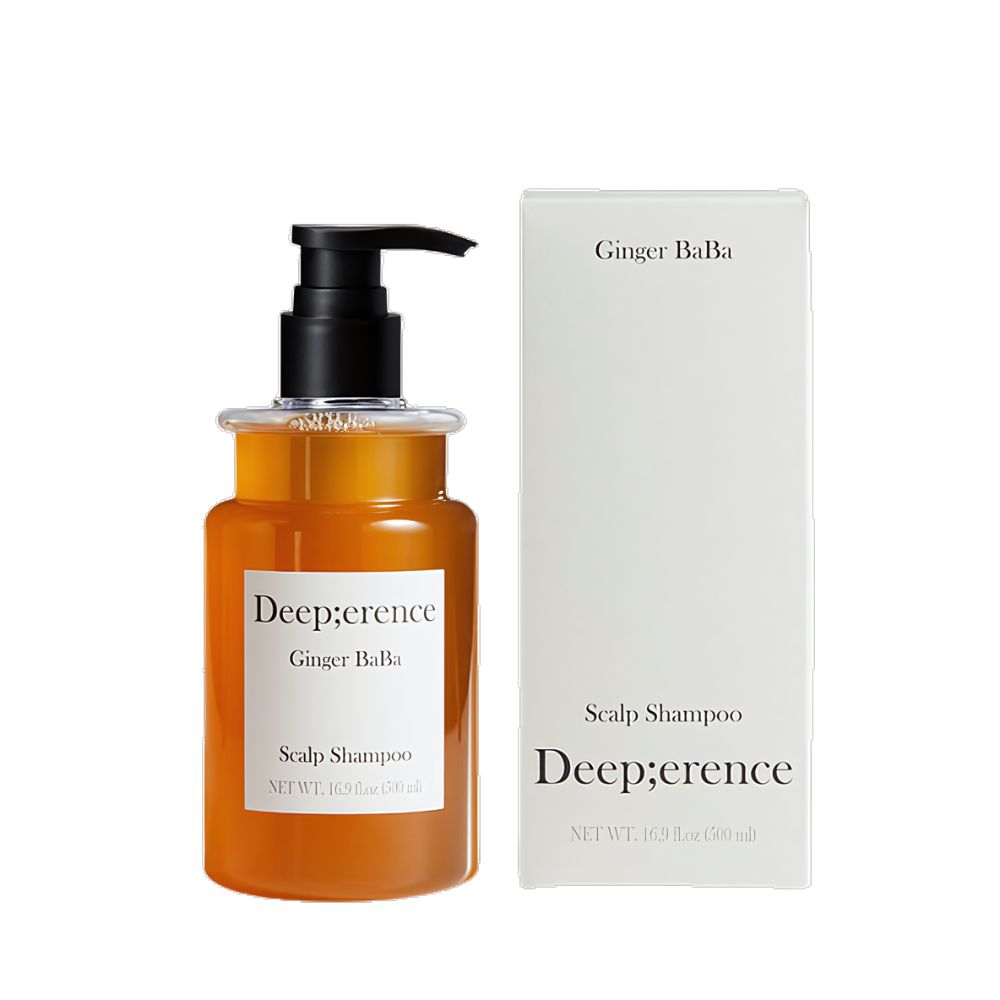 Deep;erence Deep;erence Ginger Baba Scalp Shampoo 500ml - soothing - front bottle shot
