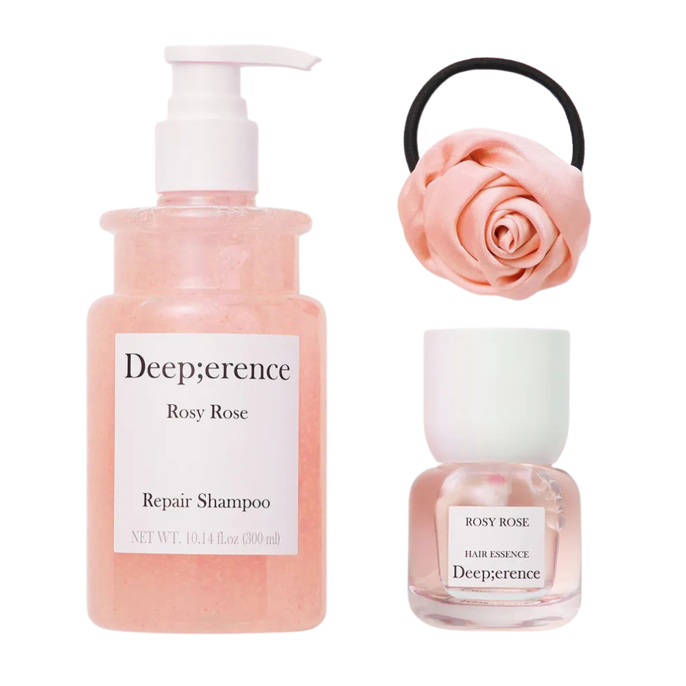 Deep;erence Deep;erence Rosy Rose Line / With Gift Bag Special Set - brightening - front bottle shot