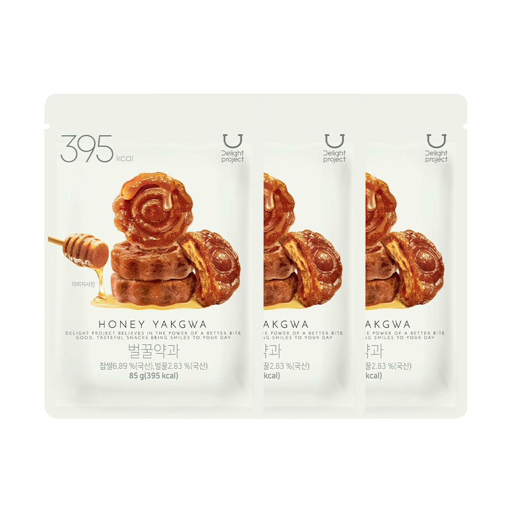 Delight project Delight project Honey Yakgwa 85g x 3 Packs - hydrating - front bottle shot