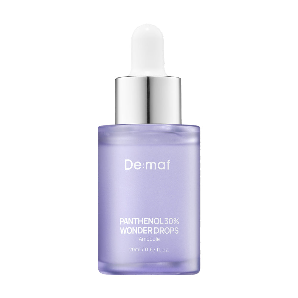 De:maf De:maf Panthenol 30% Wonder Drops Ampoule 20ml - hydrating - front bottle shot