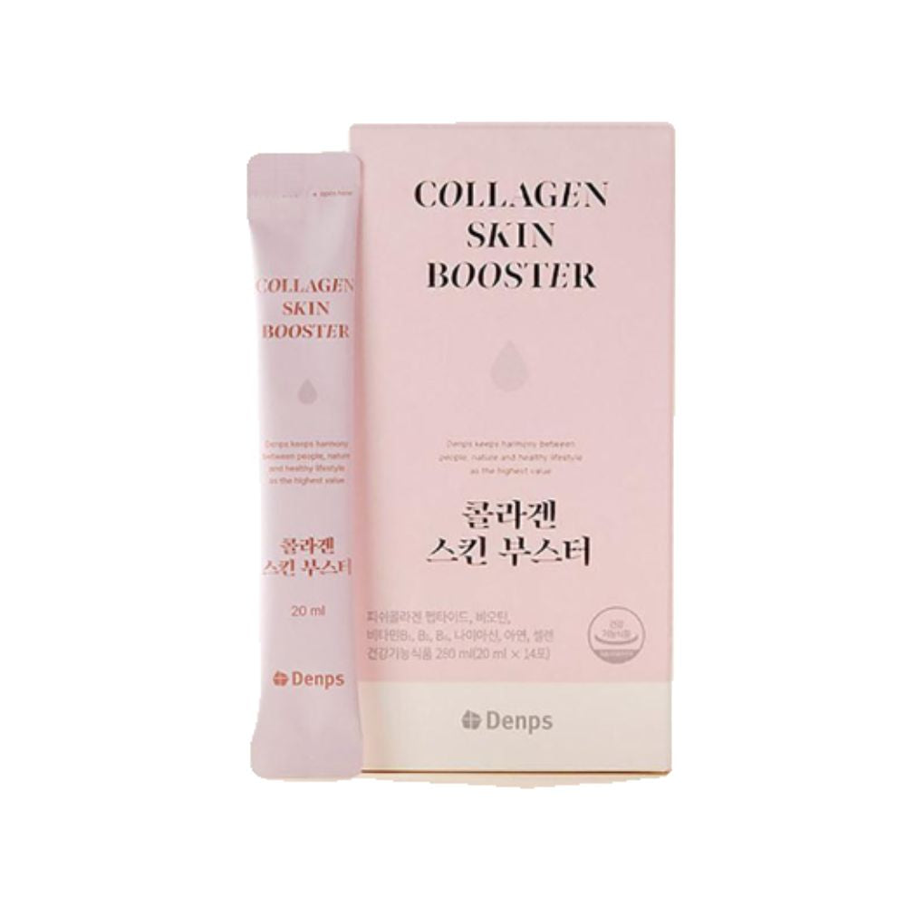 Denps Denps Collagen Skin Booster 20ml (14ea x 4boxes) - hydrating - front bottle shot