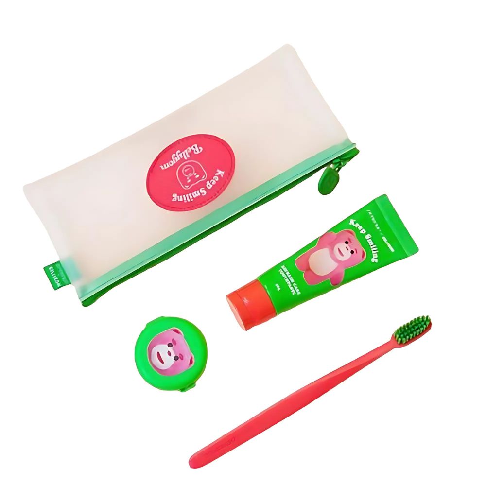 Dentique Dentique x Bellygom Refresh Care Toothbrush and Toothpaste Set - brightening - front bottle shot