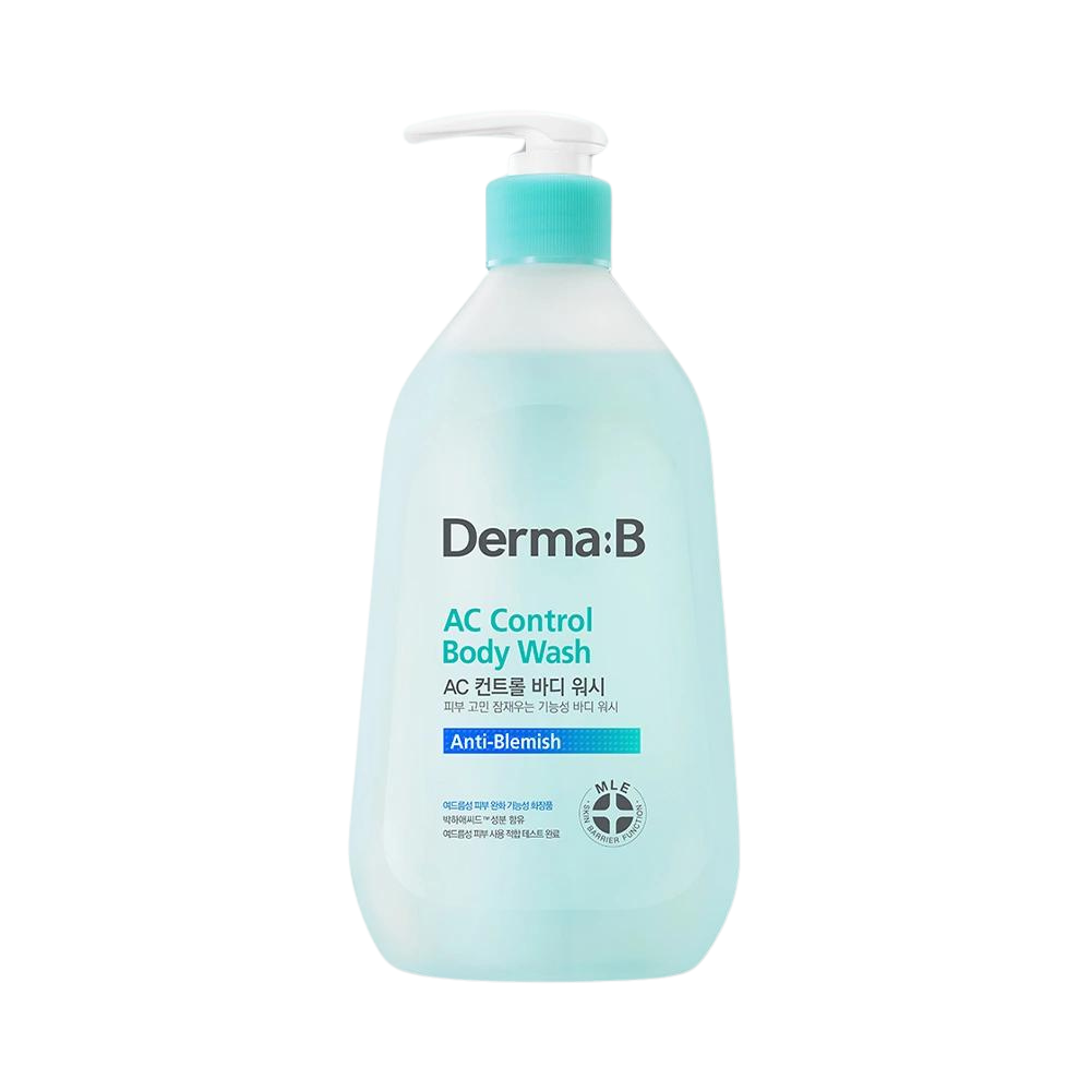 Derma:B Derma:B AC Control Body Wash 420ml - hydrating - front bottle shot