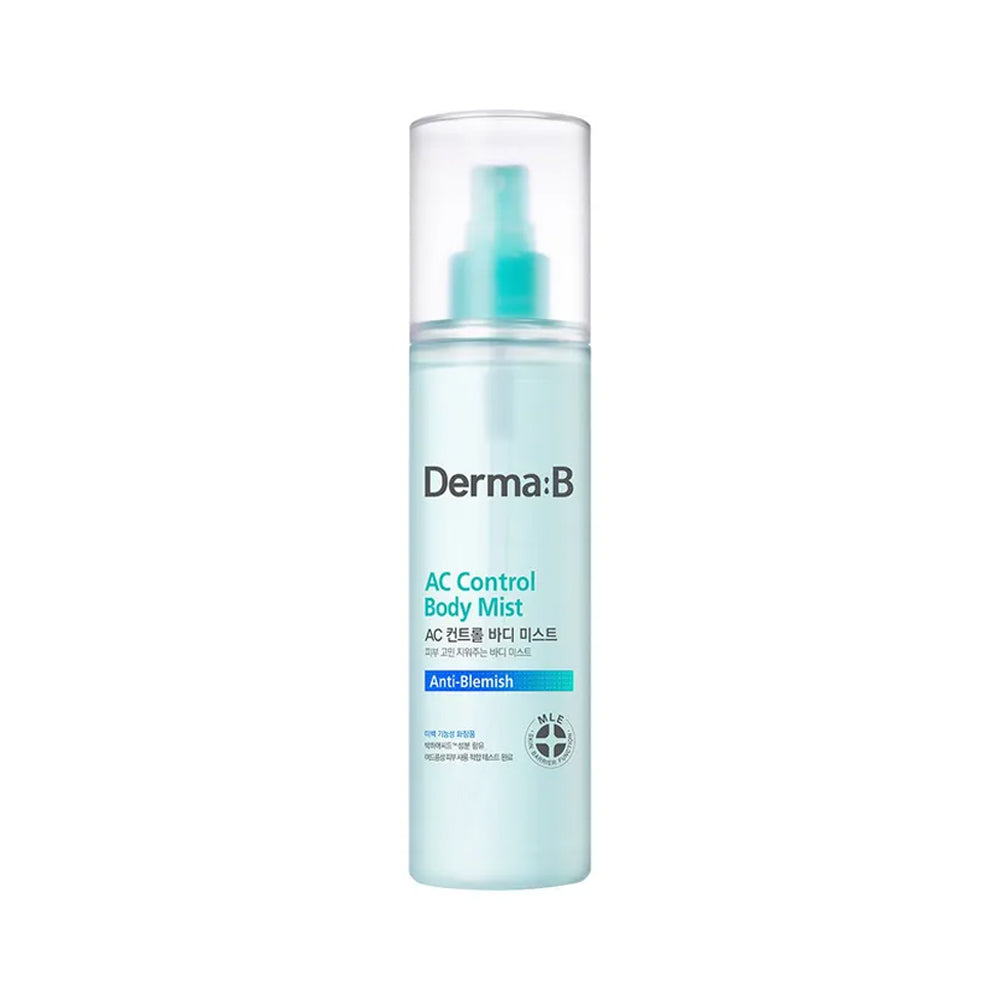 Derma:B Derma:B AC Control Body Mist 200ml - brightening - front bottle shot