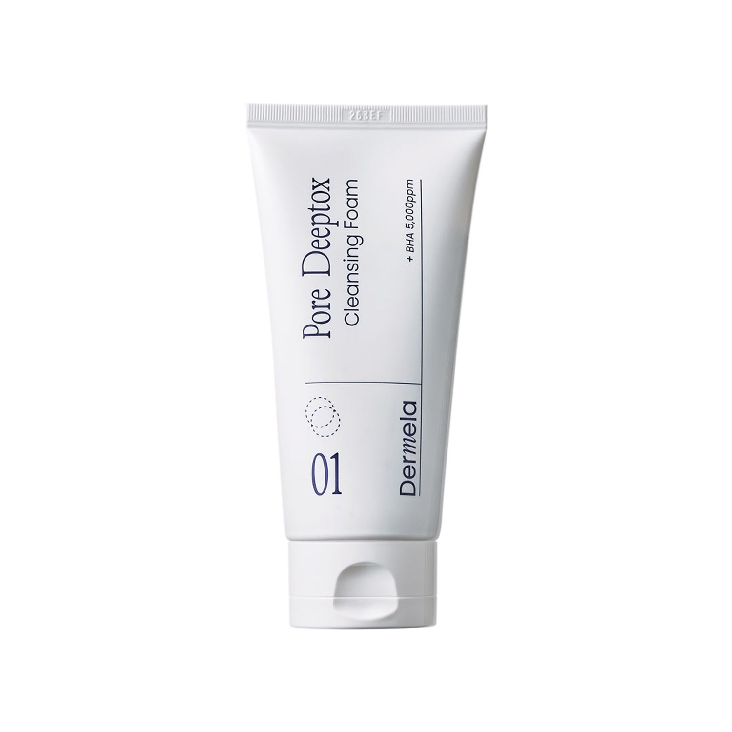 Dermela Dermela Pore Deeptox Cleansing Foam 120ml - hydrating - front bottle shot