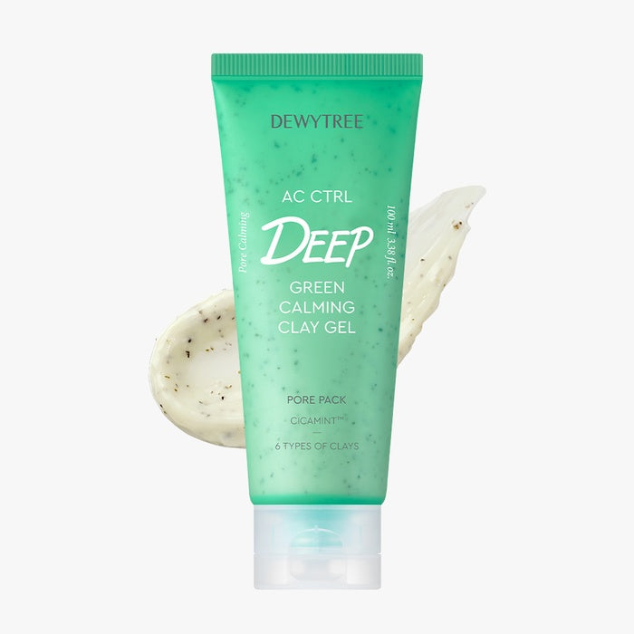 Dewytree Dewytree AC CTRL Deep Green Calming Clay Gel 100ml - hydrating - front bottle shot