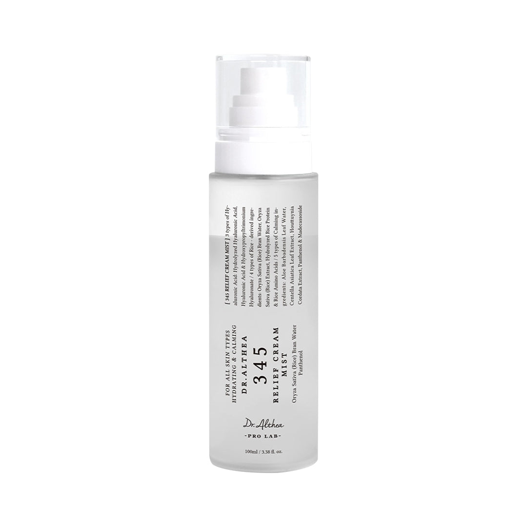 Dr.Althea Dr.Althea 345 Relief Cream Mist 100ml - hydrating - front bottle shot