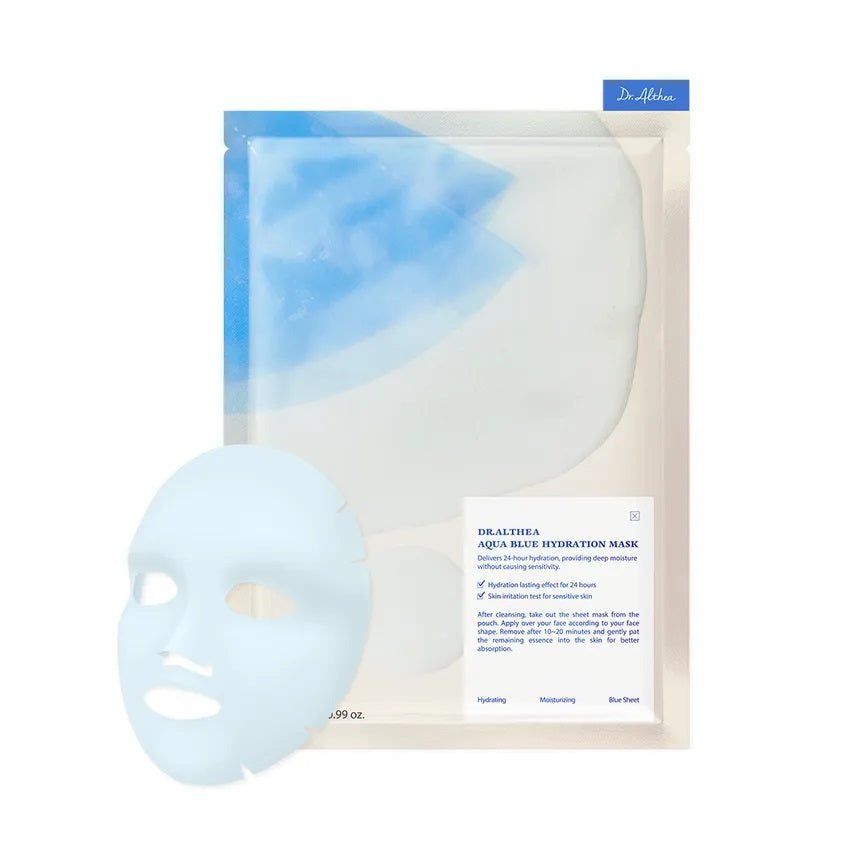 Dr.Althea Dr.Althea Aqua Blue Hydration Mask 28g 4sheets - hydrating - front bottle shot
