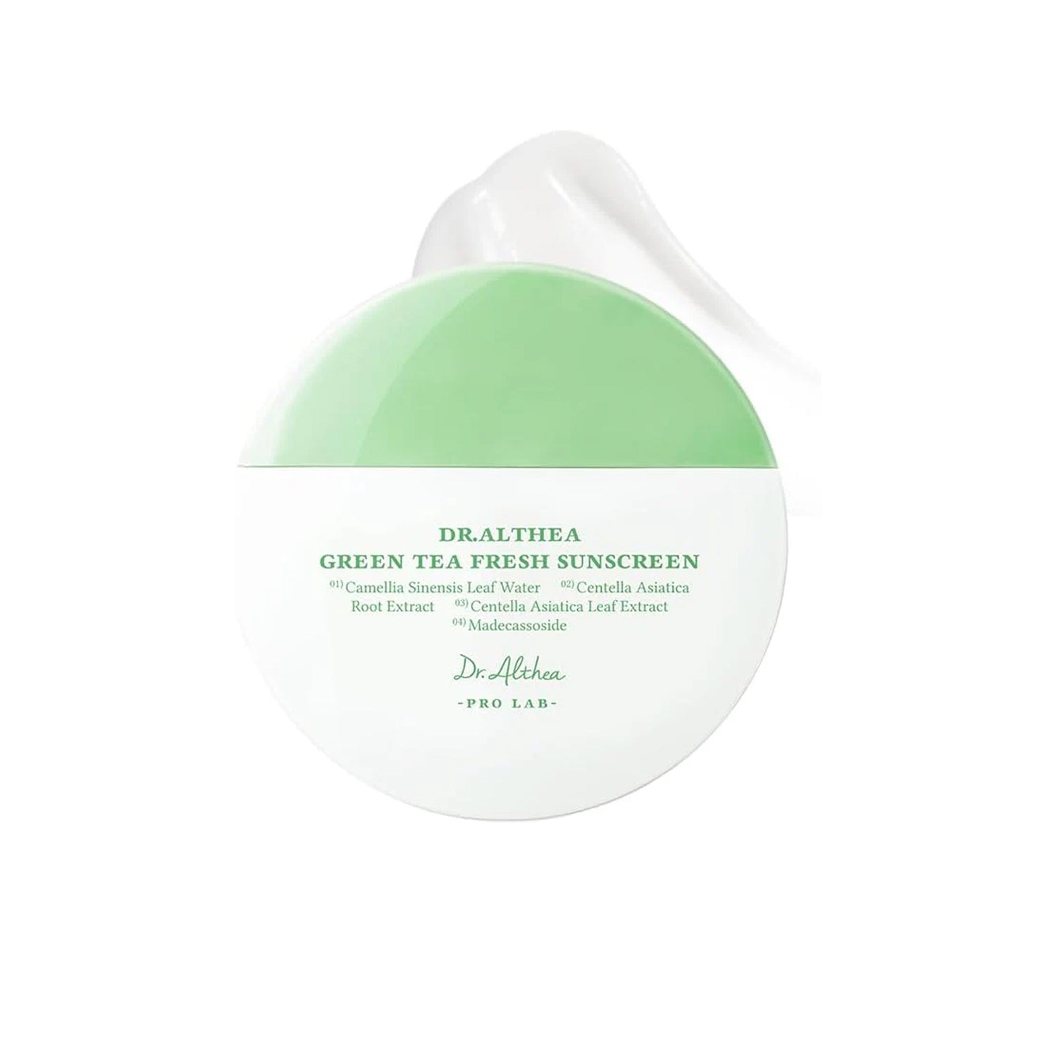Dr.Althea Dr.Althea Green Tea Fresh Sunscreen 45ml - soothing - front bottle shot