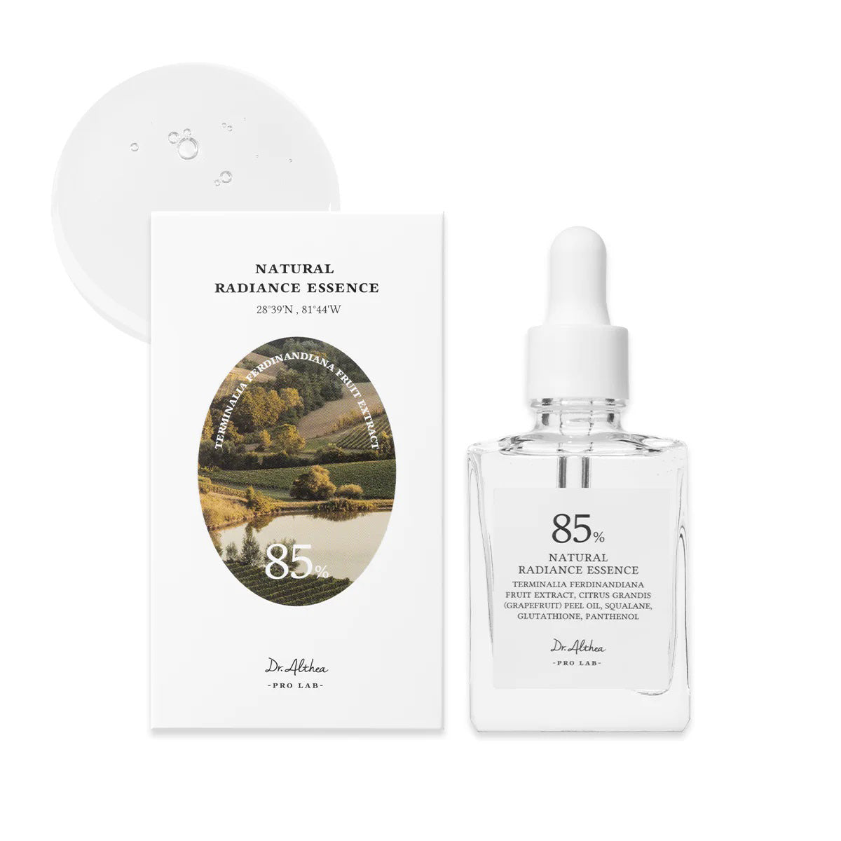 Dr.Althea Dr.Althea Natural Radiance Essence 30ml - soothing - front bottle shot