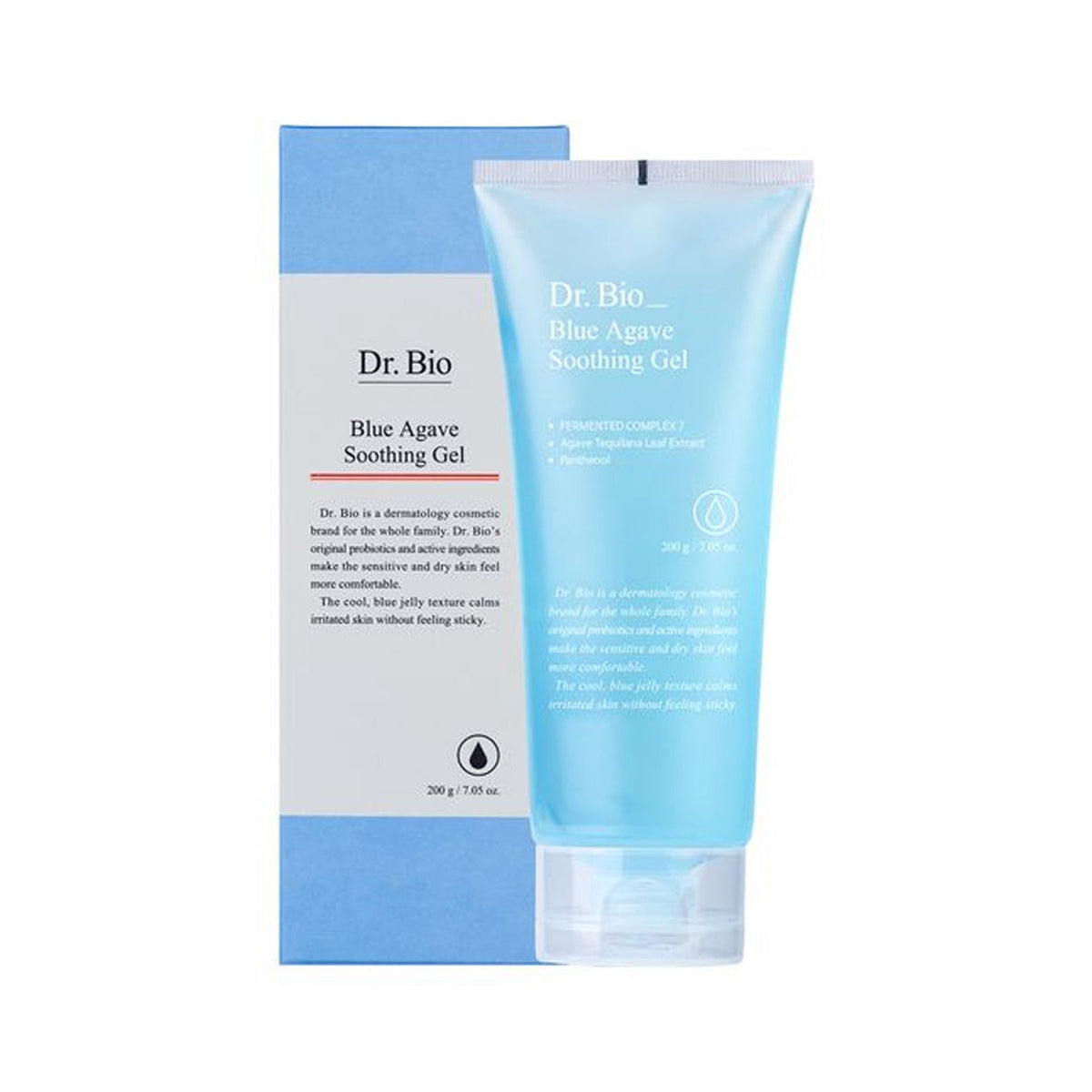 Dr. Bio Dr. Bio Blue Agave Soothing Gel 200g - hydrating - front bottle shot