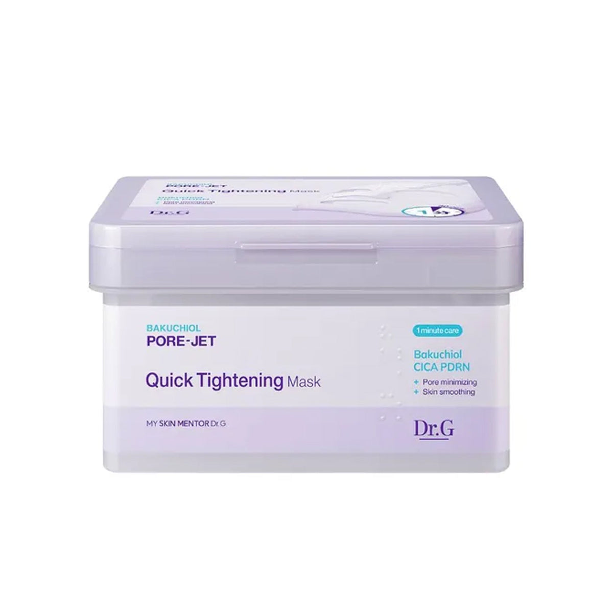 Dr.G Dr.G Bakuchiol Pore-Jet Quick Tightening Mask 30 pads - soothing - front bottle shot