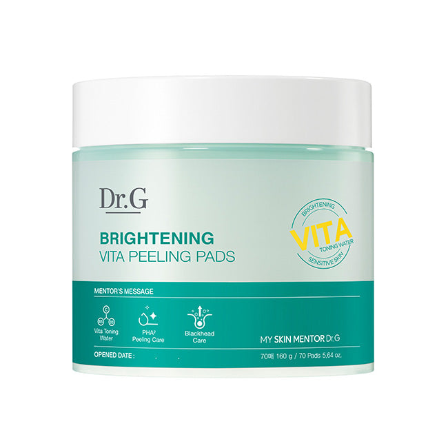 Dr.G Dr.G Brightening Vita Peeling Pad 160g 70ea - hydrating - front bottle shot