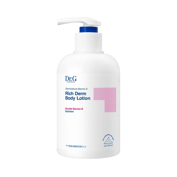 Dr.G Dr.G Dermoisture Barrier.D Rich-Derm Body Lotion 400ml - hydrating - front bottle shot