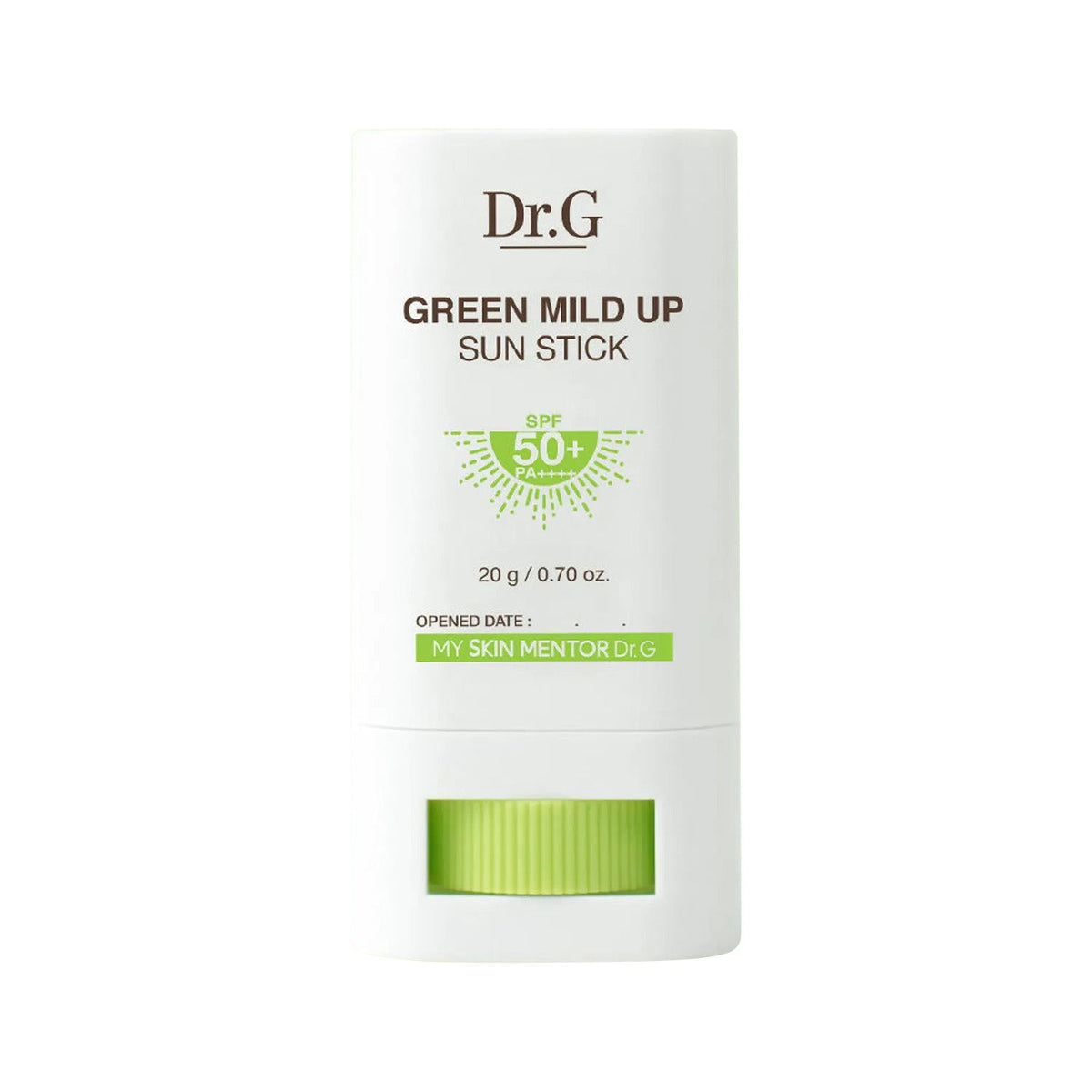 Dr.G Dr.G Green Mild Up Sun Stick SPF50+ PA++++ 20g - soothing - front bottle shot