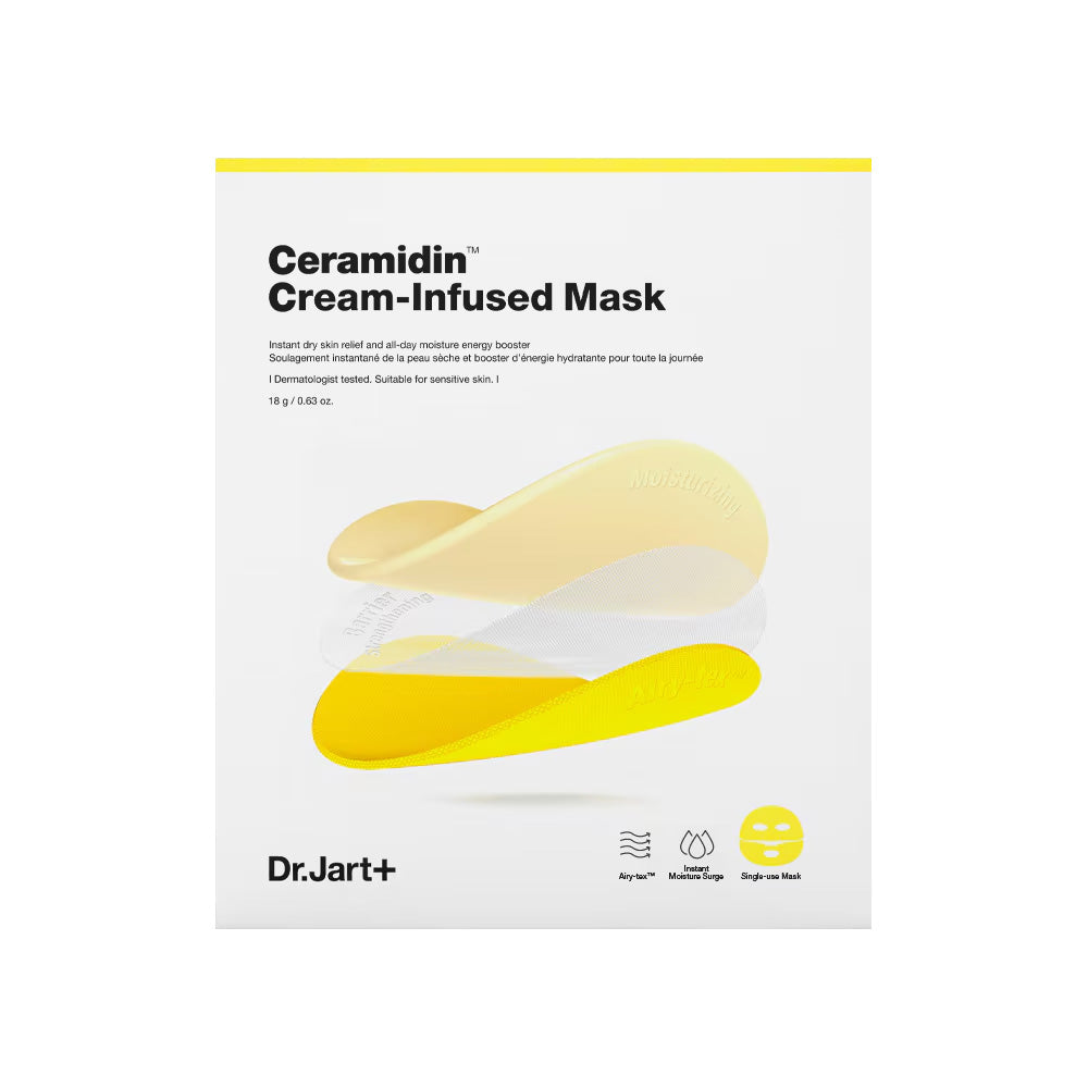 Dr.Jart+ Dr.Jart+ Ceramidin™ Cream-Infused Mask 18g x 5ea - daily care - front bottle shot