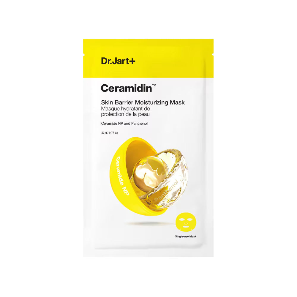 Dr.Jart+ Dr.Jart+ Ceramidin™ Skin Barrier Moisturizing Mask 22g x 5ea - hydrating - front bottle shot