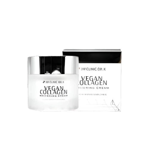 3W CLINIC 3W CLINIC Dr.K Vegan Collagen Whitening Cream 55g - hydrating - front bottle shot