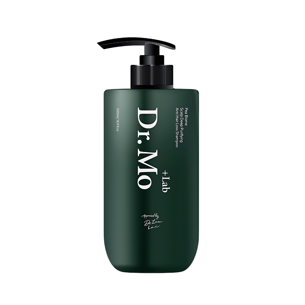 Dr.Mo+lab Dr.Mo+lab Pea Biome Scalp Deep Purifying Hair Loss Shampoo 500ml - daily care - front bottle shot