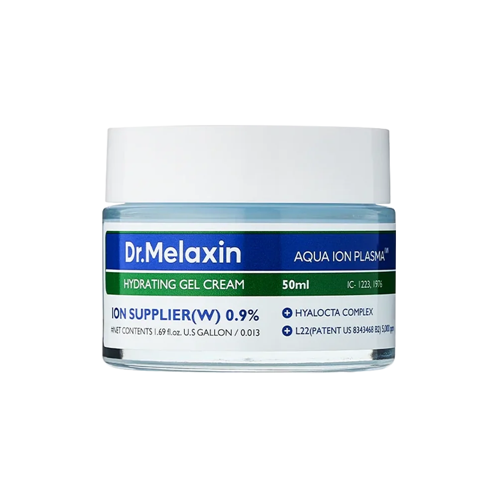 Dr.Melaxin Dr.Melaxin Aqua Ion Plasma Hydrating Gel Cream 50ml - hydrating - front bottle shot