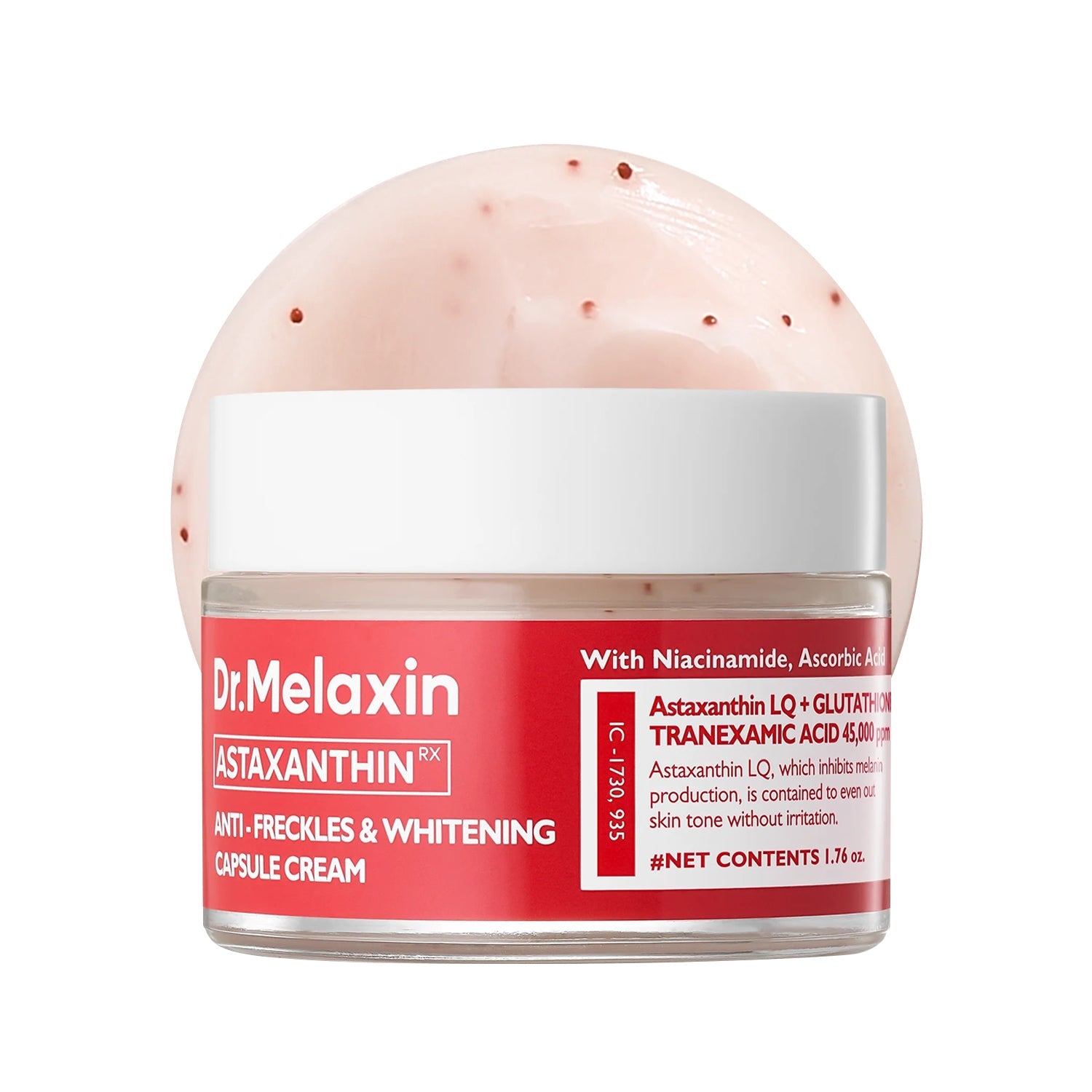 Dr.Melaxin Dr.Melaxin Astaxanthin Anti-Wrinkle & Freckles Capsule Cream 50g - brightening - front bottle shot
