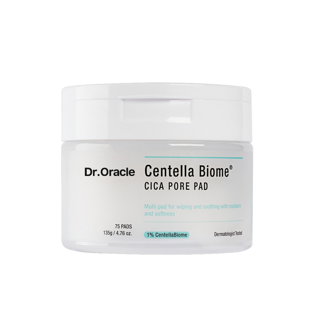 Dr.oracle Dr.oracle Centella Biome Pore pad 135ml - hydrating - front bottle shot