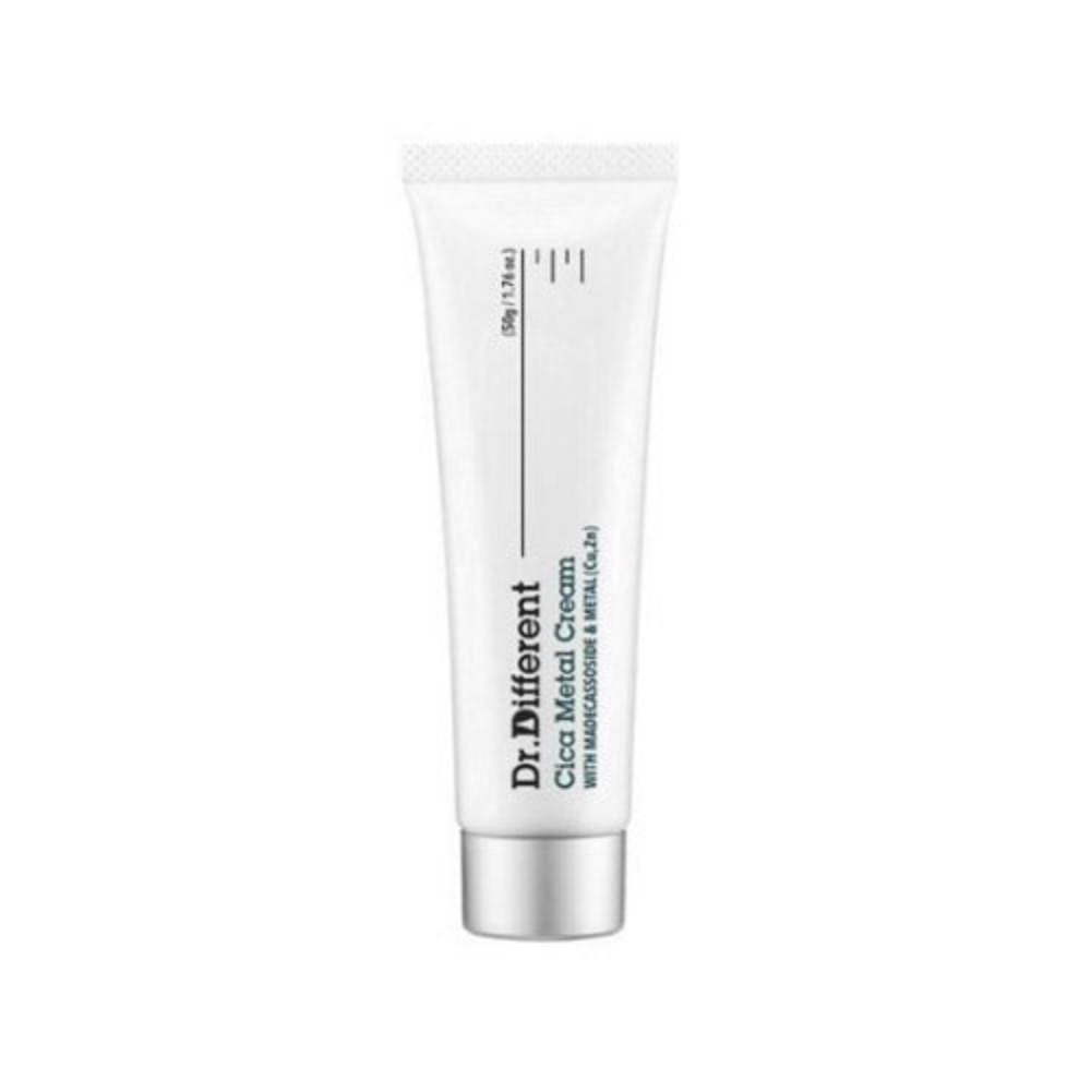Dr.Different Dr. Different Cica Metal Cream 50g - hydrating - front bottle shot