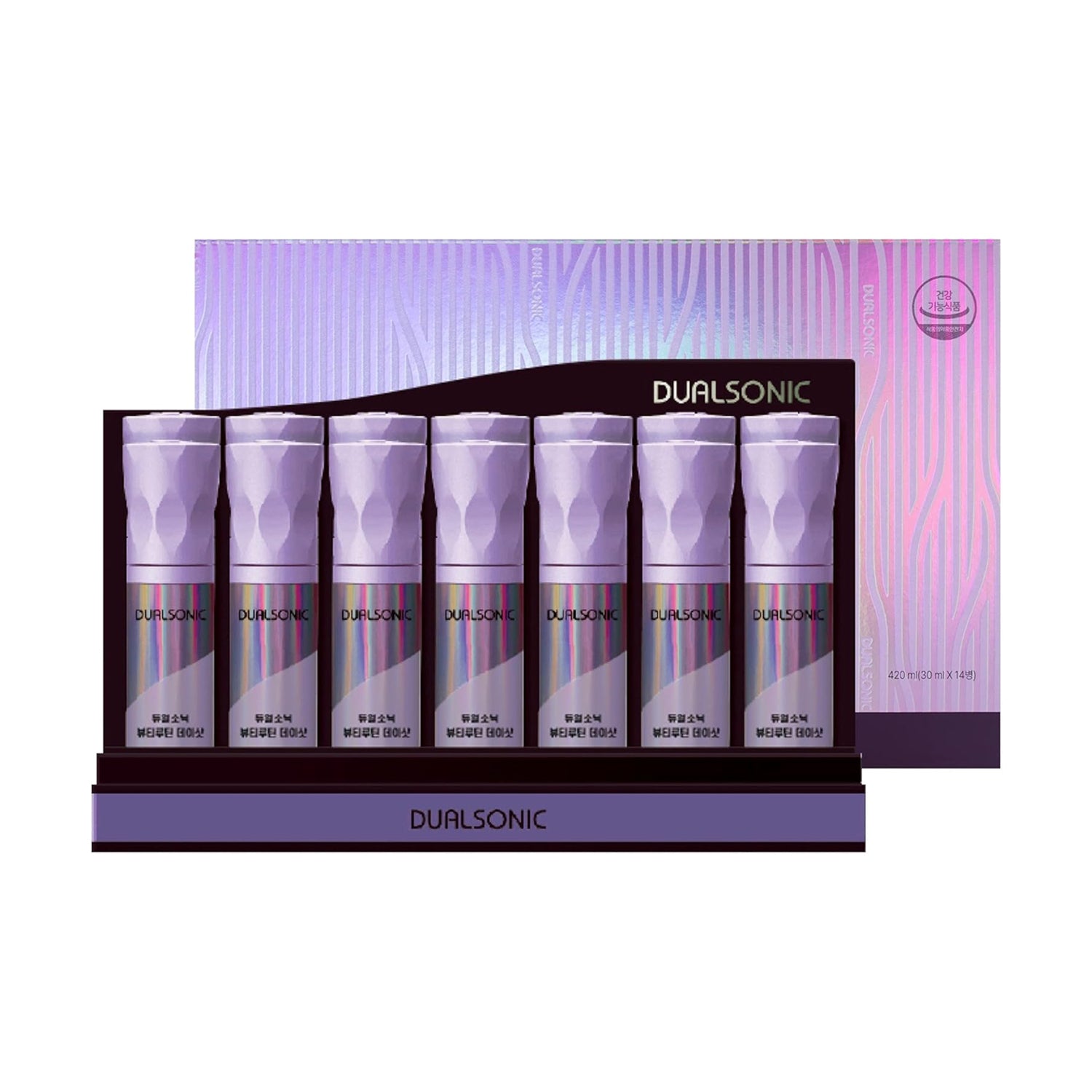 Dualsonic Dualsonic Beauty Routine Day Shot 4 Boxes (2-Month Supply) - daily care - front bottle shot