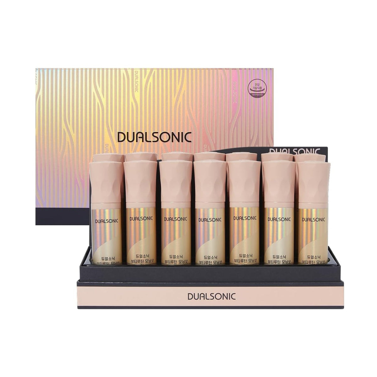 Dualsonic Dualsonic Beauty Routine Morning Shot 4 Boxes (2-Month Supply) - hydrating - front bottle shot