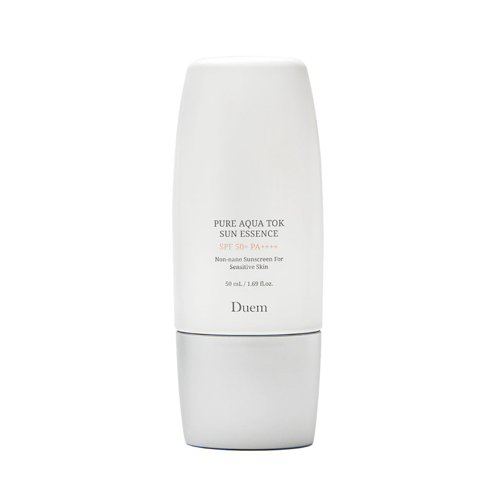 Duem Duem Pure Aqua Tok Sun Essence 50ml - hydrating - front bottle shot