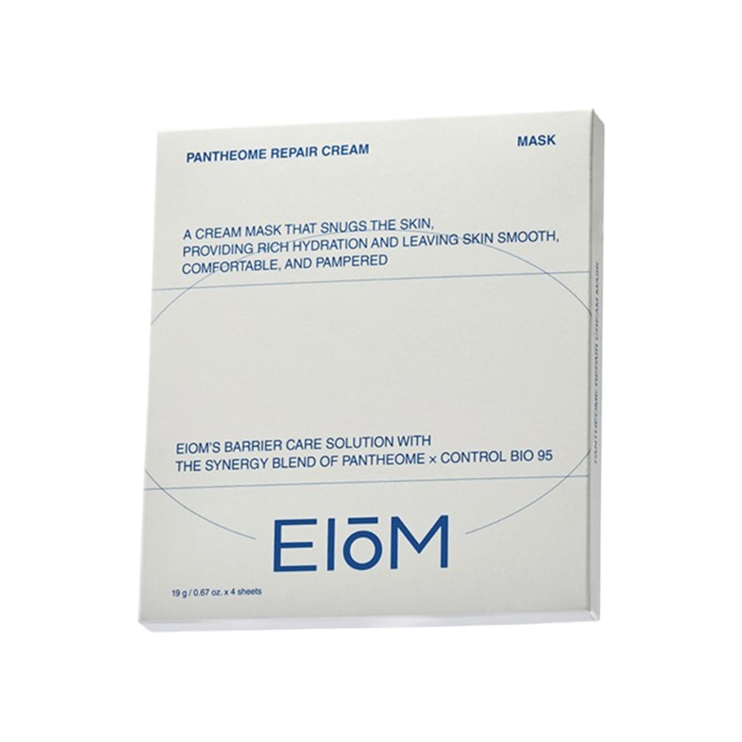 EIOM EIOM Pantheome Repair Cream Mask (4 sheets) - hydrating - front bottle shot