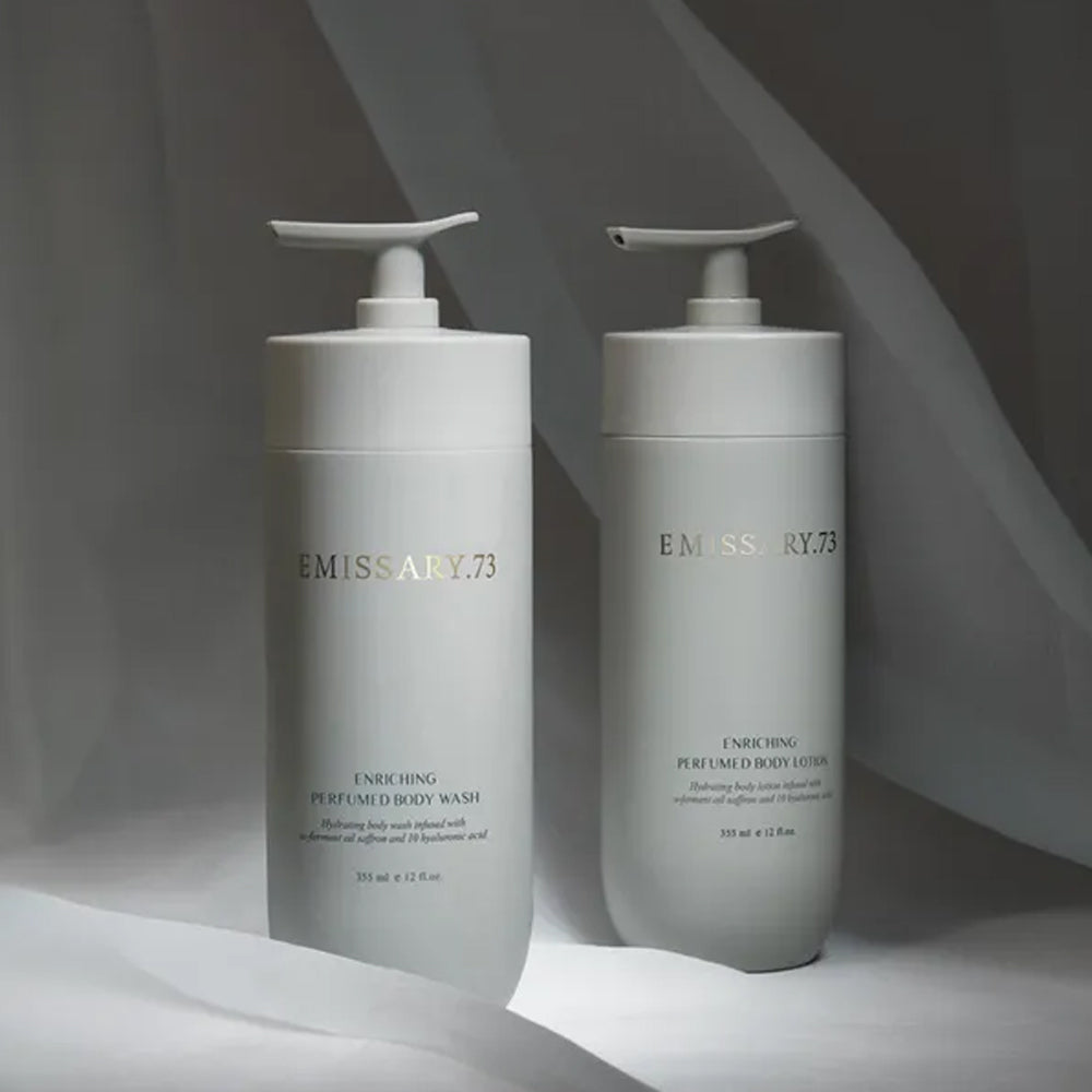 EMISSARY.73 EMISSARY.73 Enriching Body Set (Body Wash & Lotion) - hydrating - front bottle shot