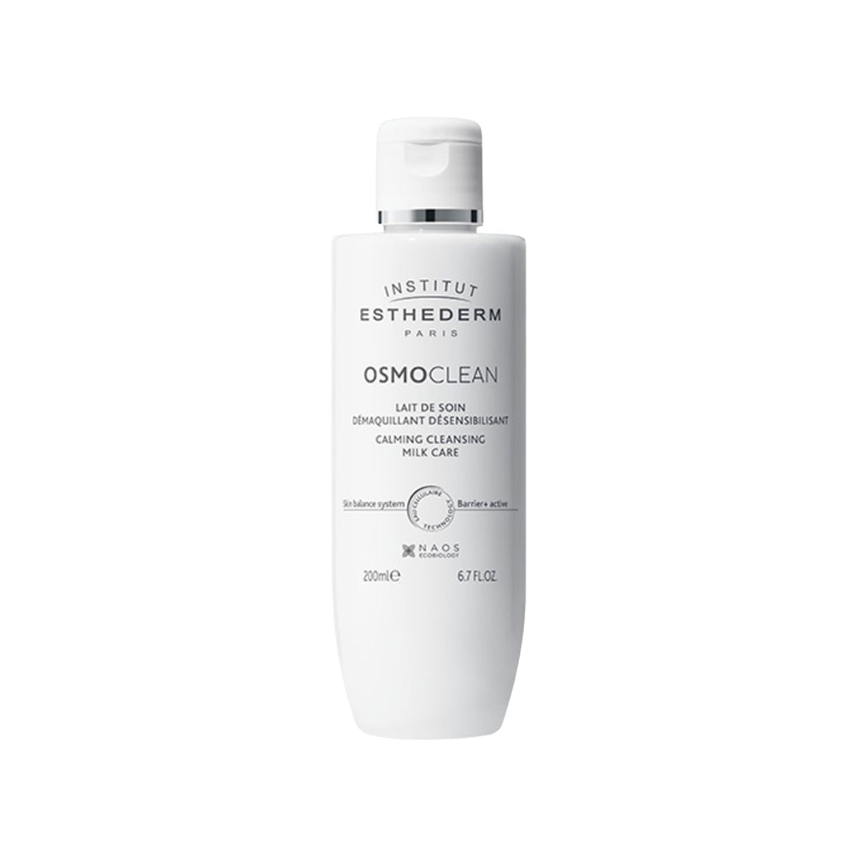 ESTHEDERM ESTHEDERM Calming Cleansing Milk 200ml - hydrating - front bottle shot