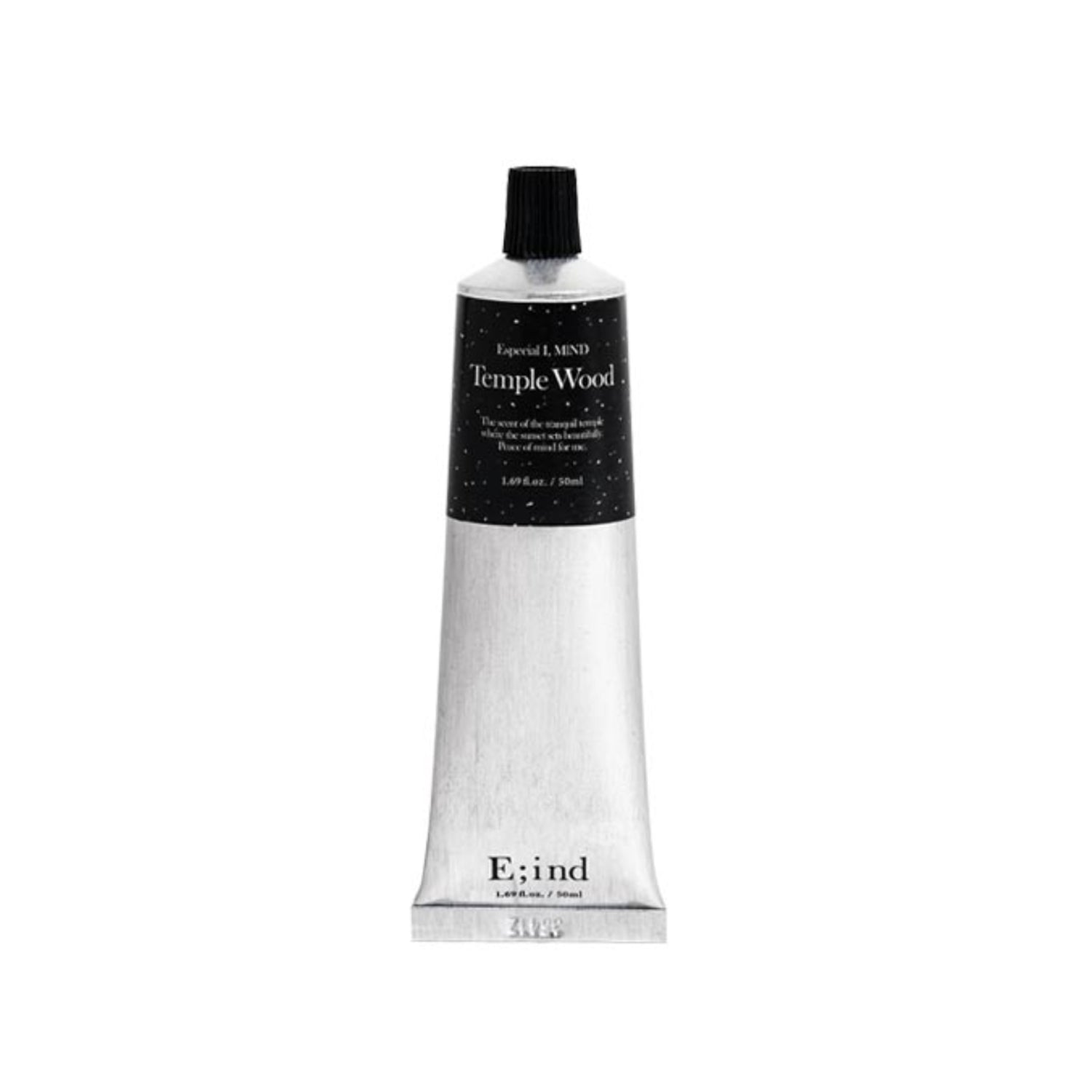 Eind Eind Perfume Hand Cream Temple Wood 50ml - hydrating - front bottle shot