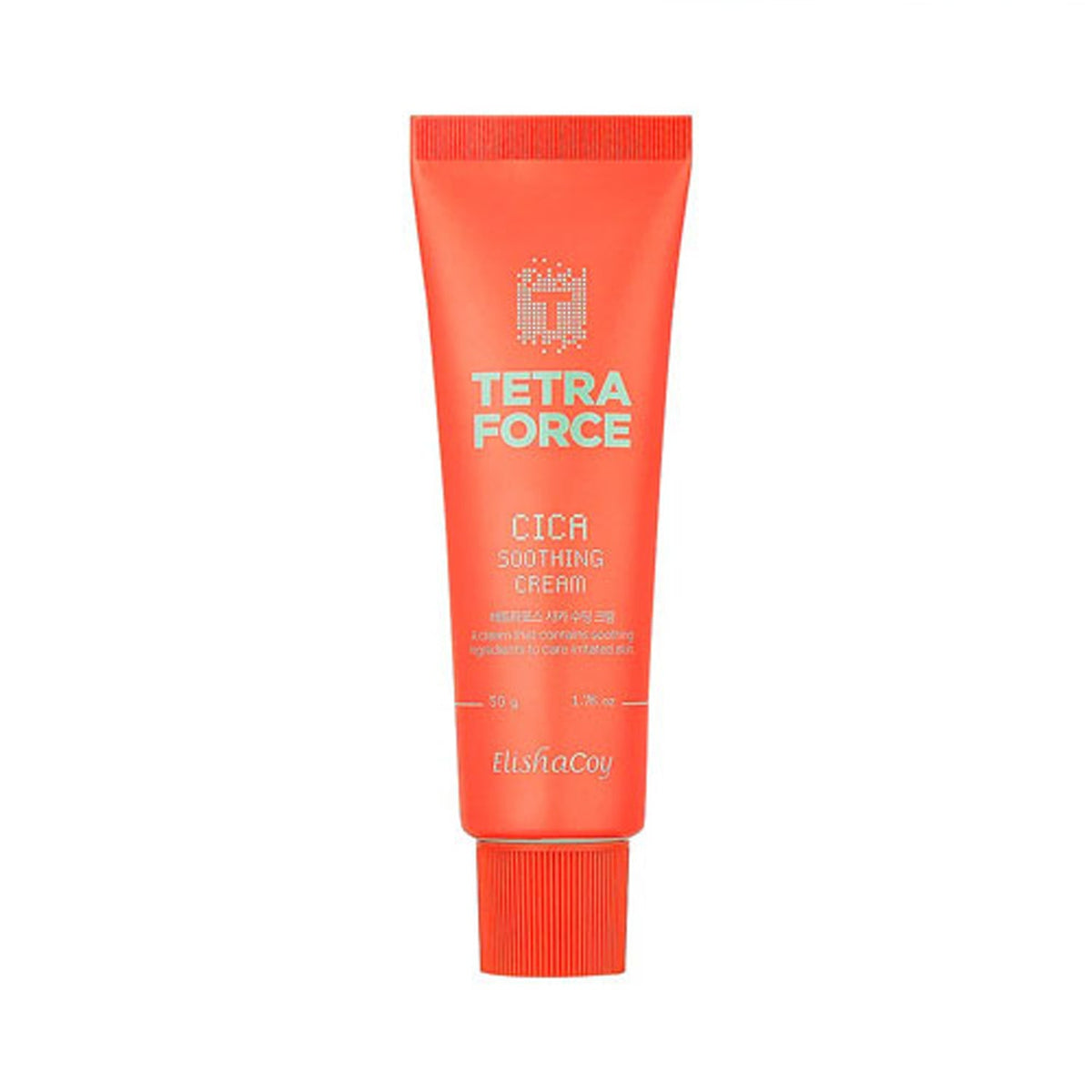 Elishacoy Elishacoy TETRAFORCE CICA Soothing Cream 50g - hydrating - front bottle shot