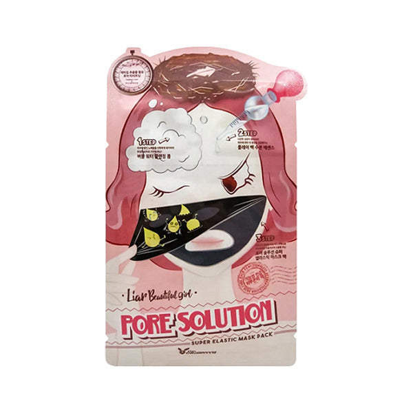 Elizavecca Elizavecca 3step Liar Beautiful Girl Pack Pore Solution 25ml 10 sheets - hydrating - front bottle shot