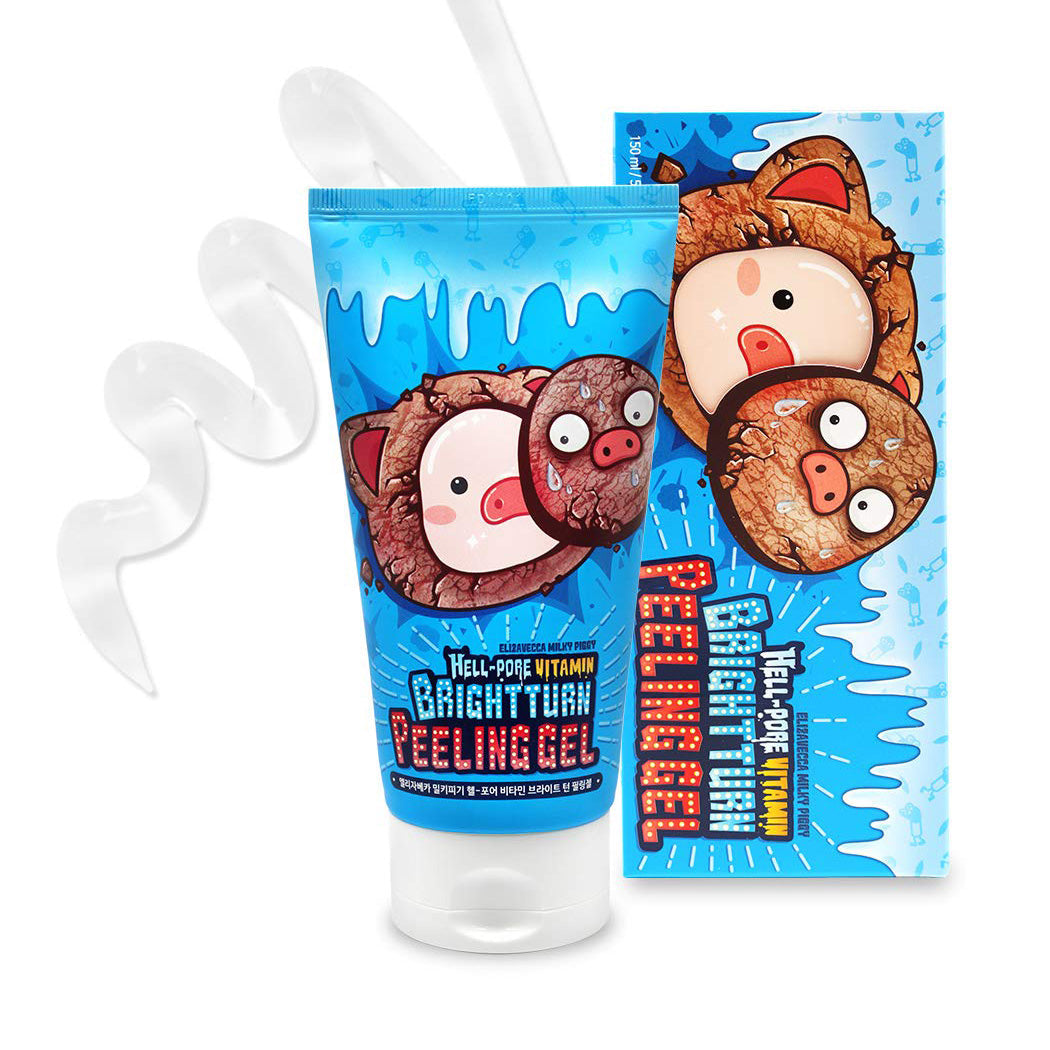 Elizavecca Elizavecca Hell-Pore Vitamin Bright Turn Peeling Gel 150ml - brightening - front bottle shot