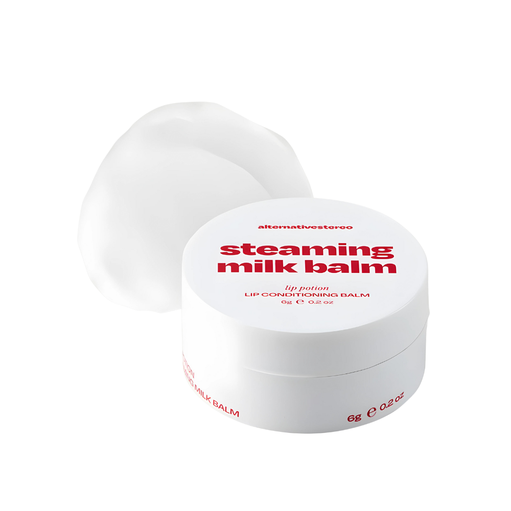 Alternative stereo Alternative stereo Lip Potion Steaming Milk Balm 6g - hydrating - front bottle shot