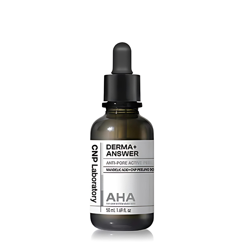 CNP Laboratory CNP Derma+ Answer Anti-Pore Active Peel Ampule 50ml - soothing - front bottle shot