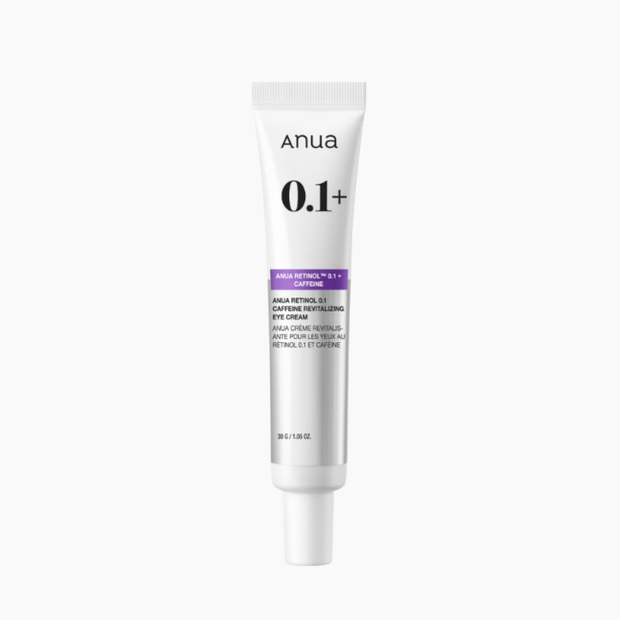 Anua Anua Retinol 0.1 Caffeine Revitalizing Eye Cream 30g - brightening - front bottle shot