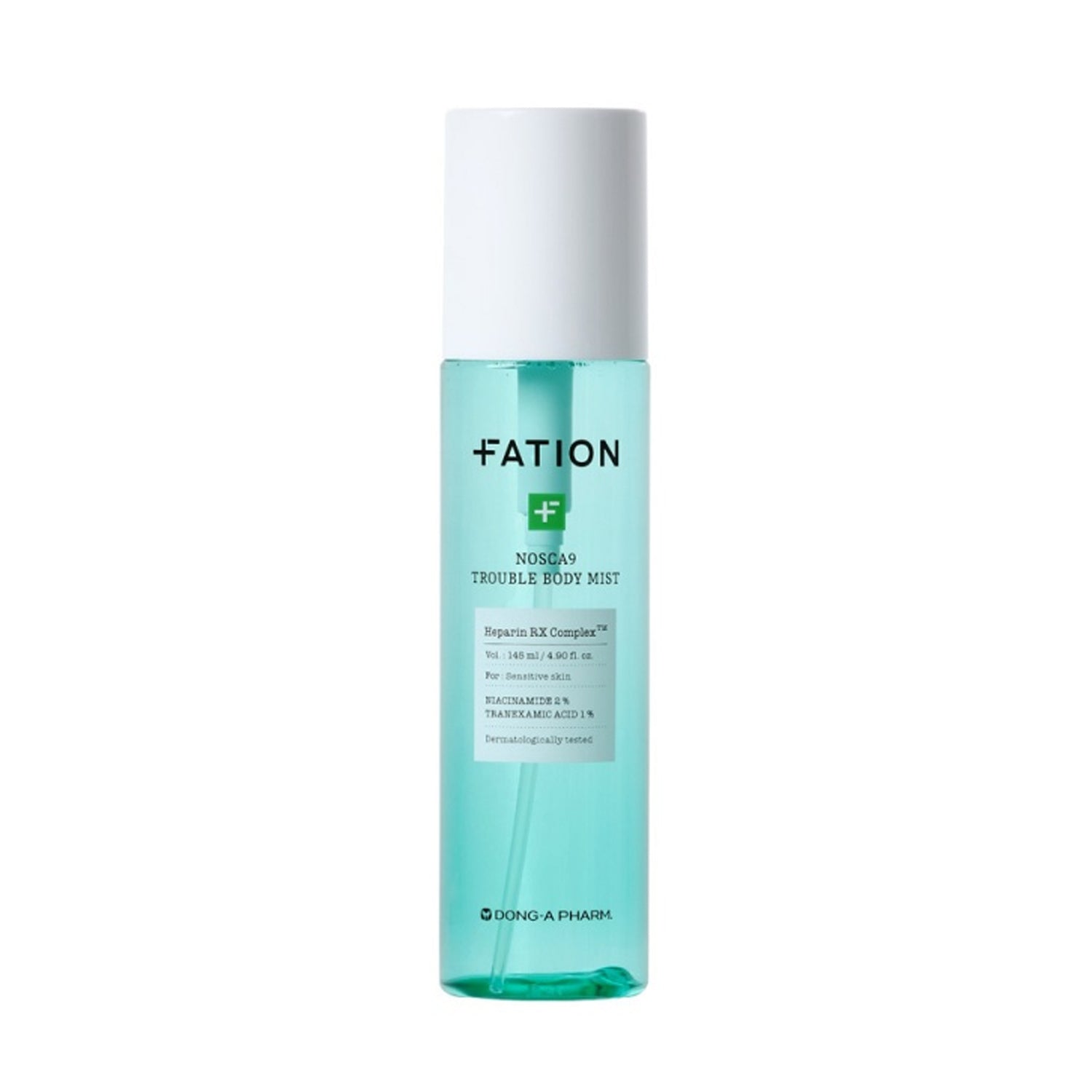 FATION FATION Nosca9 Trouble Body Mist 145ml - hydrating - front bottle shot